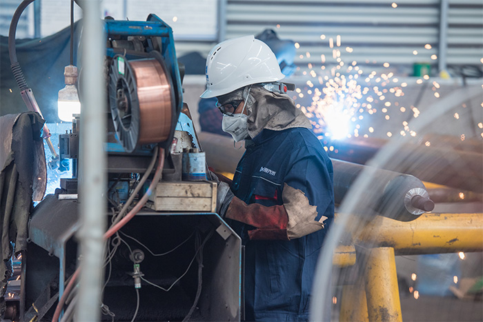 扎兰屯网架焊接车间